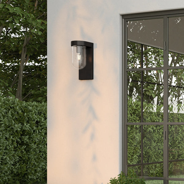 Tuva Outdoor Wall Light Round - Clear