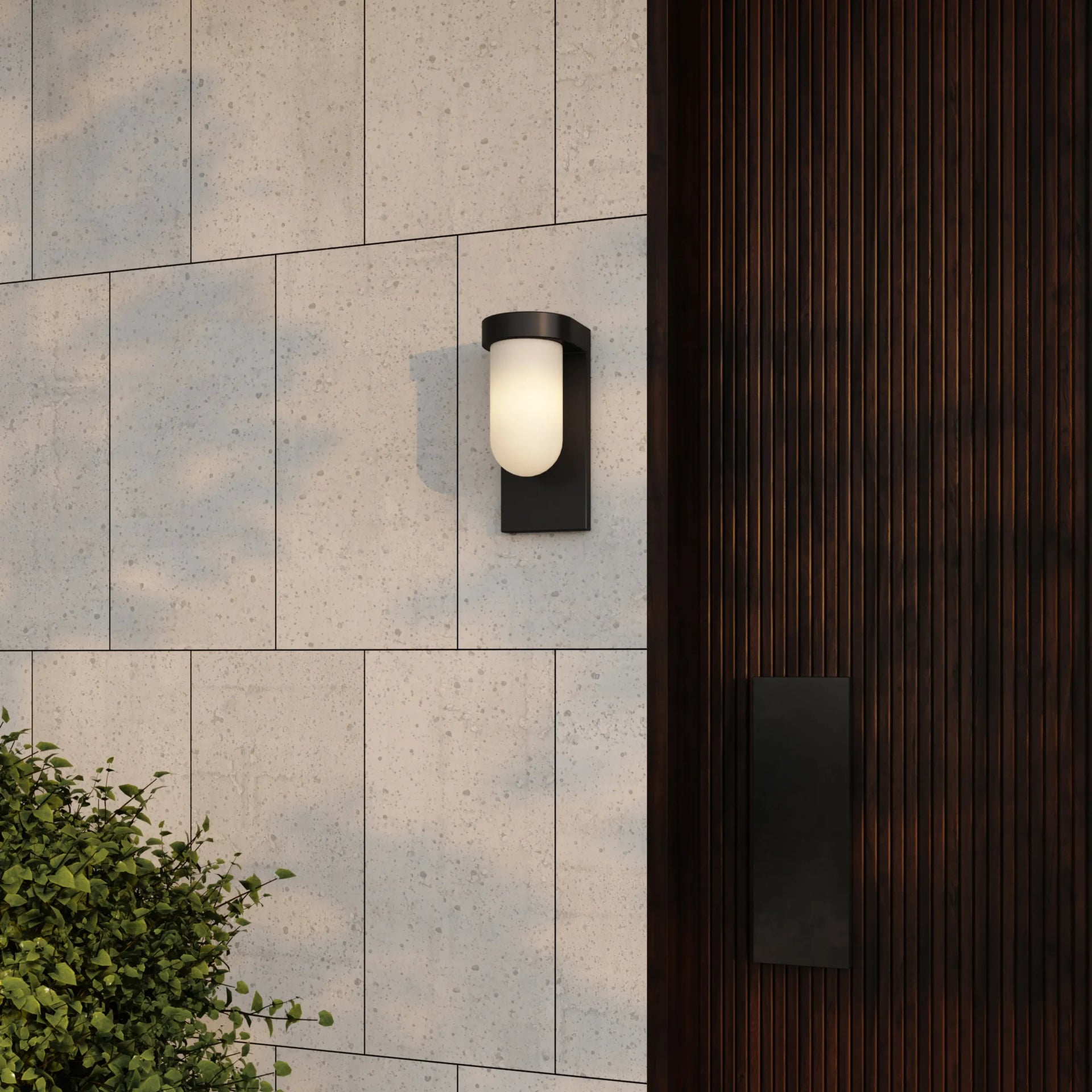 Tuva Outdoor Wall Light Round - White