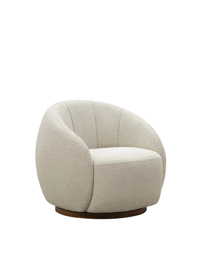 Lark Swivel Armchair - Copenhagen Grey