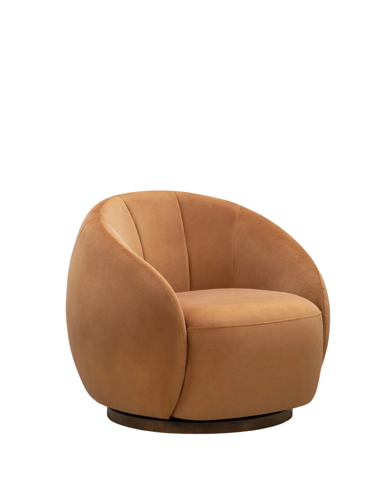 Lark Swivel Armchair - Opal Ochre