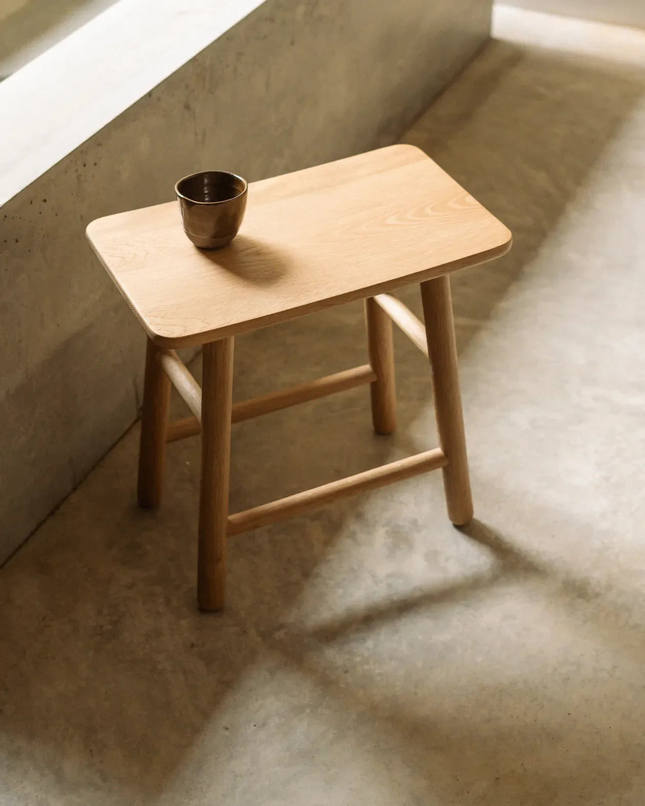 Loft Stool 45cm- Oak