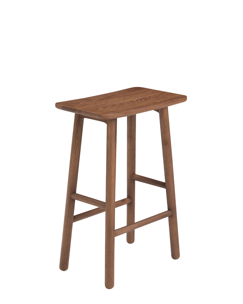 Loft Bar Stool - Deep Oak