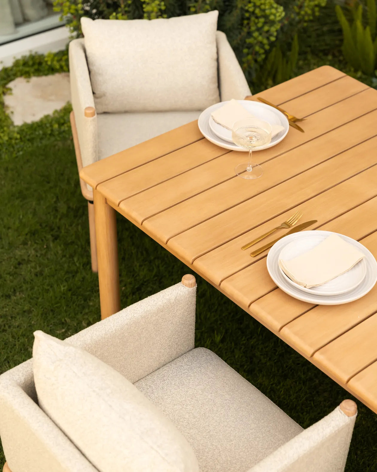 Lonnie Outdoor Dining Chair - Oyster Grey