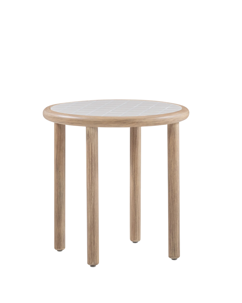 Lonnie Outdoor Side Table - Warm White