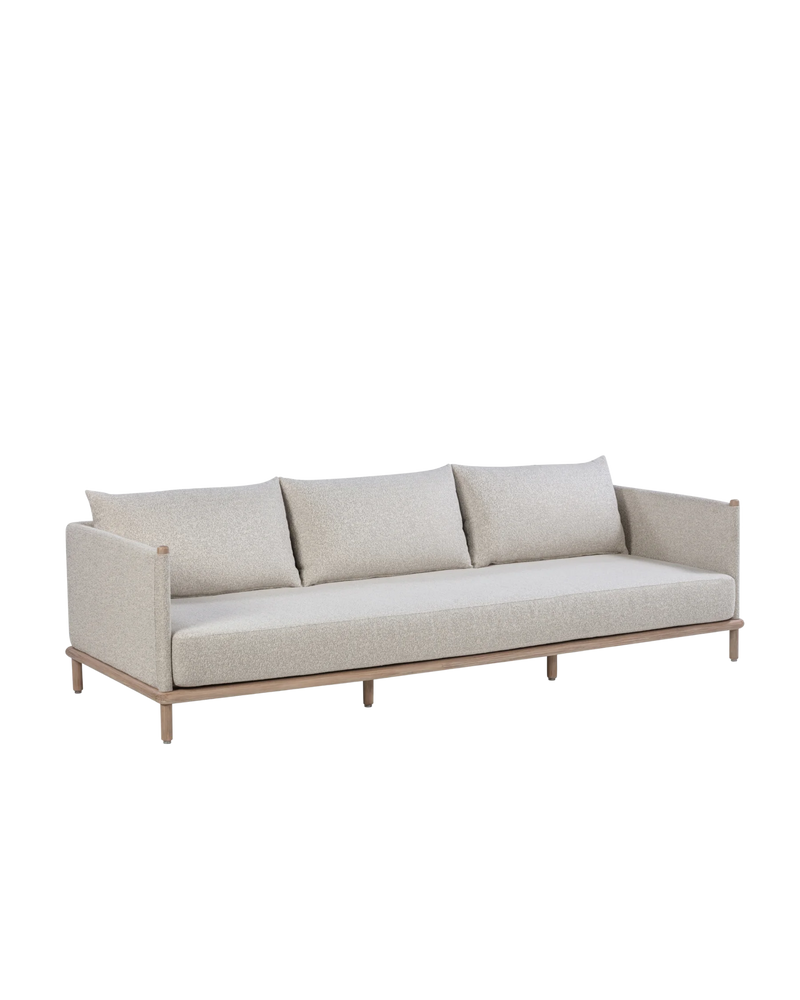 Lonnie Outdoor Three Seater Sofa - Oyster Grey