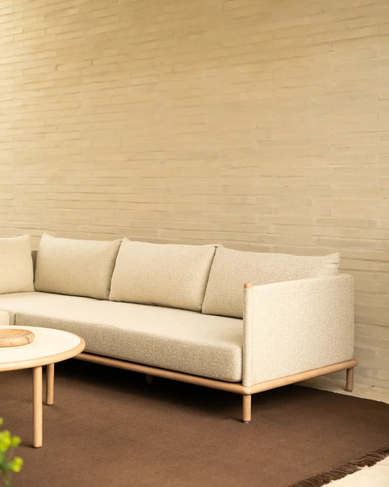 Lonnie Outdoor Corner Sofa - Oyster Grey