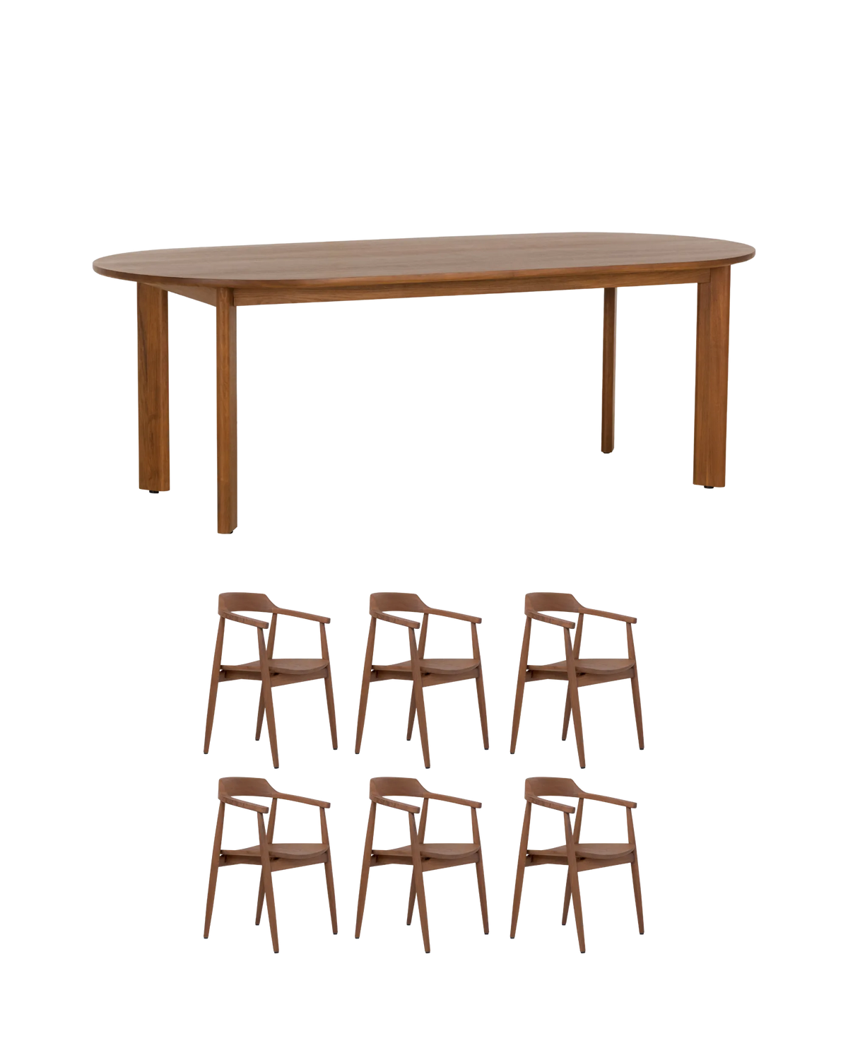 Loop Dining Package - 180cm / Teak