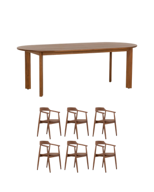 Loop Dining Package - 180cm / Teak