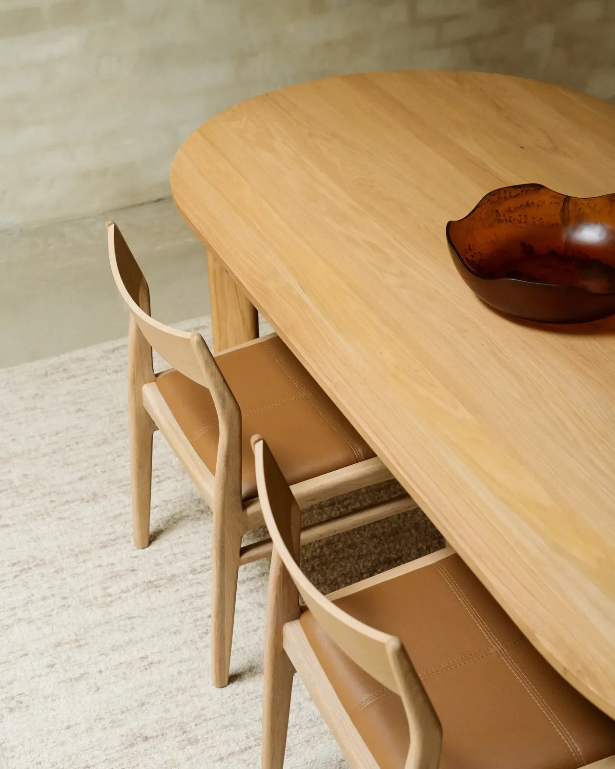 Loop Dining Table 220cm - Oak