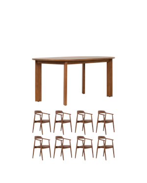 Loop Dining Package - 180cm / Teak
