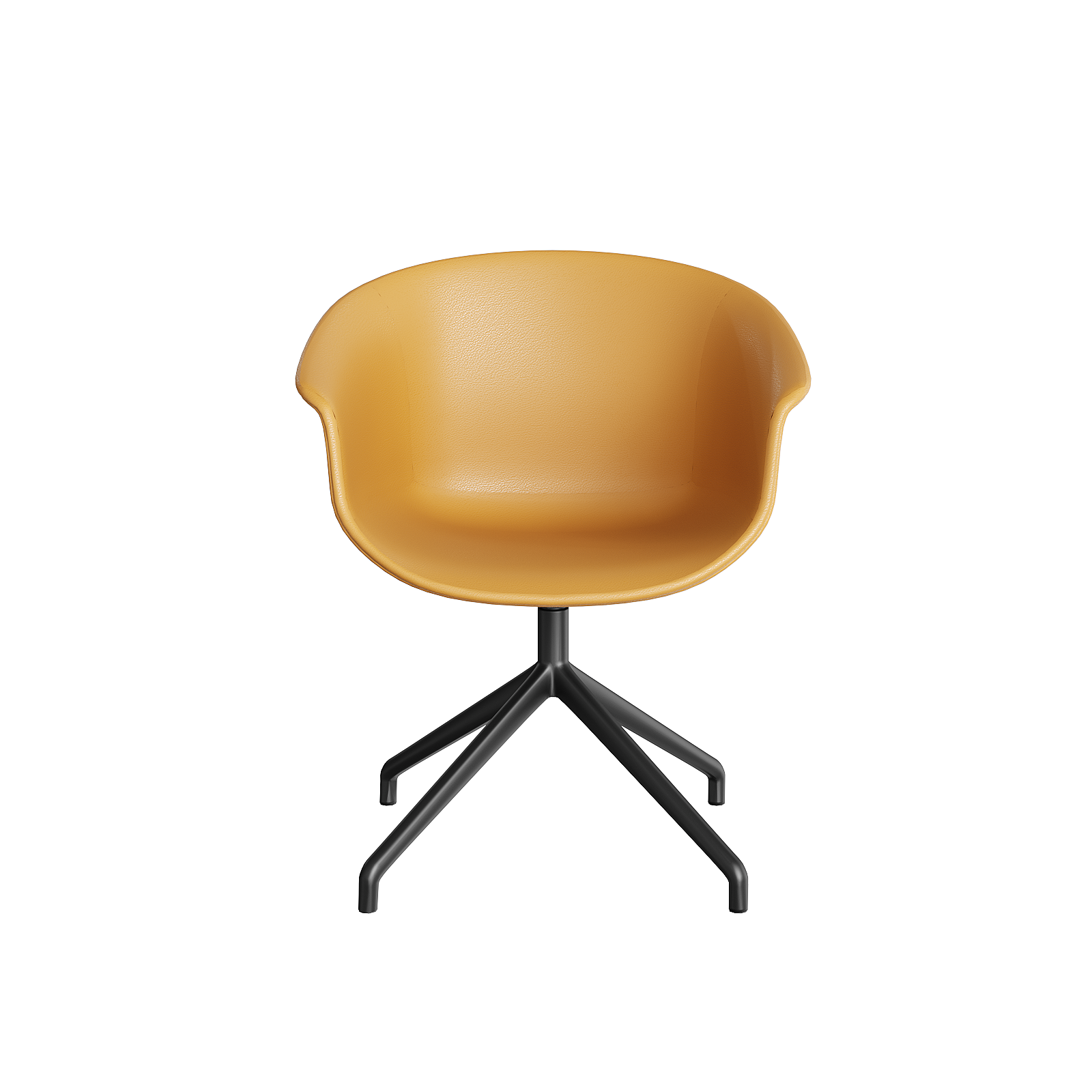 Queen Dining Chair With 4 Way Leg - Pu / White / Black