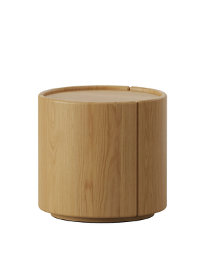 Luna Closed Side Table - Oak