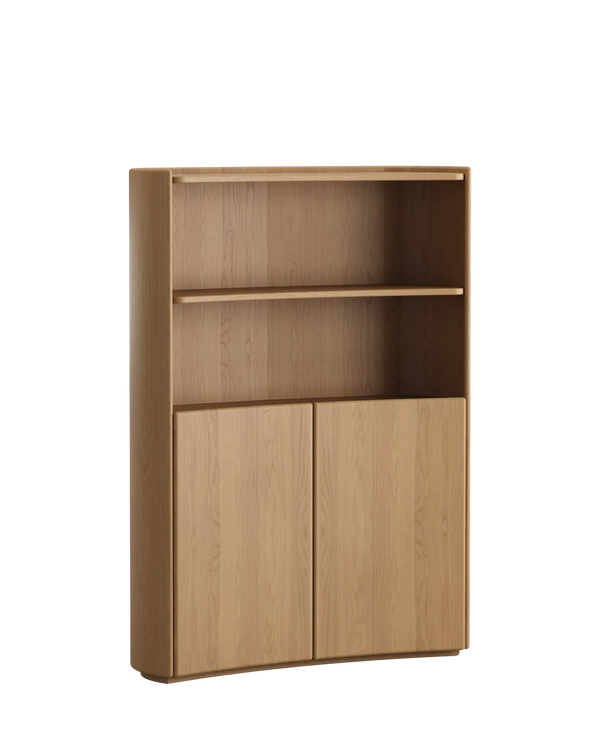 Luna Display Cabinet - Oak