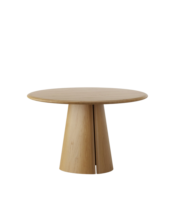 Luna Round Dining Table 120cm - Oak