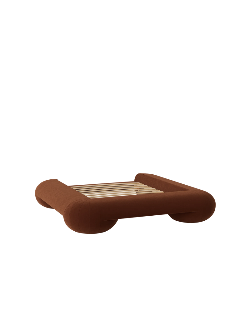 Lune King Bed - Eden Brick