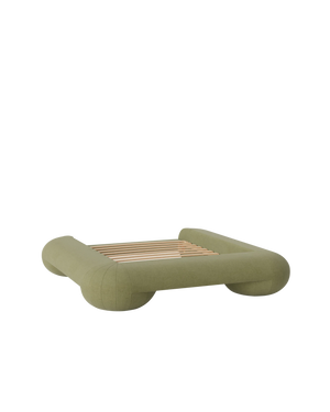 Lune Queen Bed - Fossil Eucalyptus