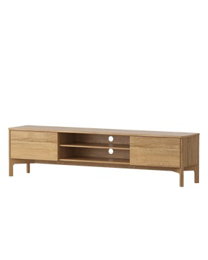 Aksel Entertainment Unit 220cm - Oak