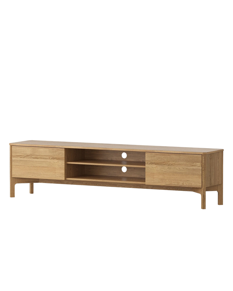 Aksel Entertainment Unit 220cm - Oak