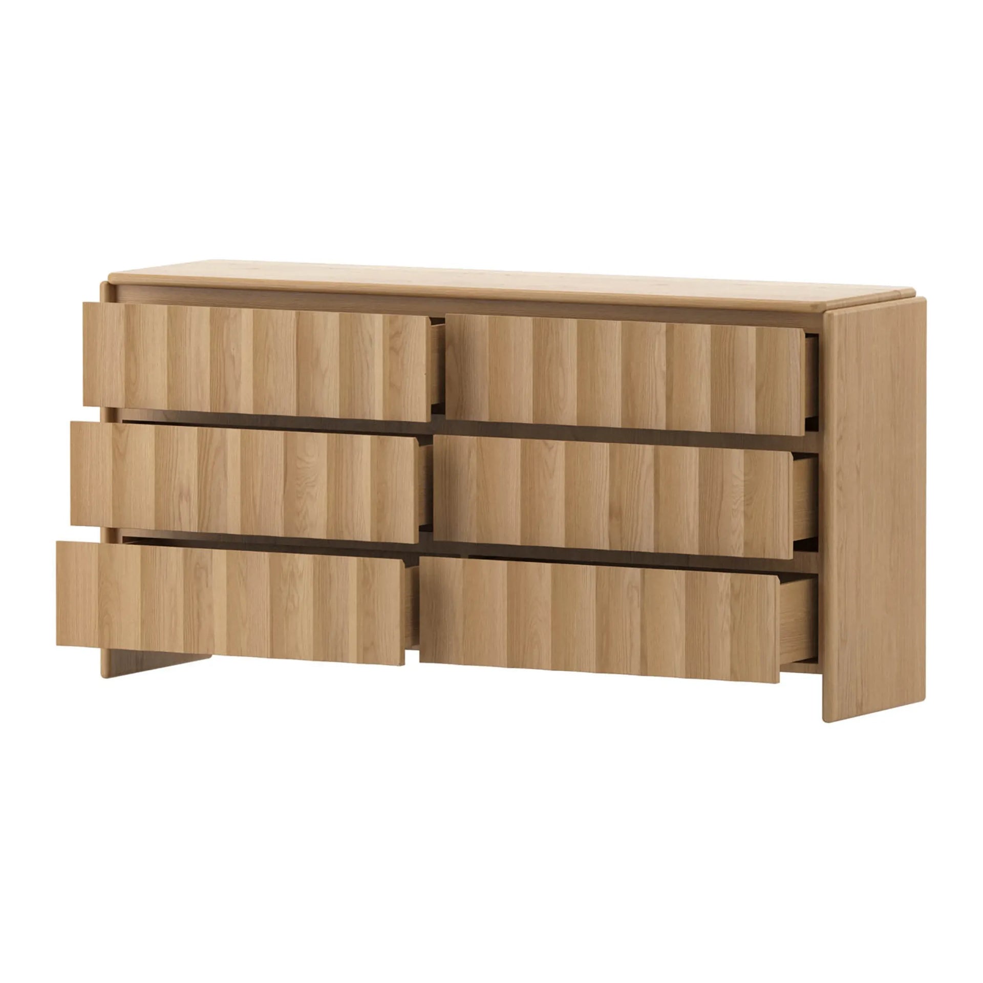 Anton 6 Drawer Chest - Oak