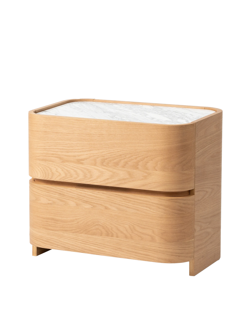 Brodie Bedside Table - Oak