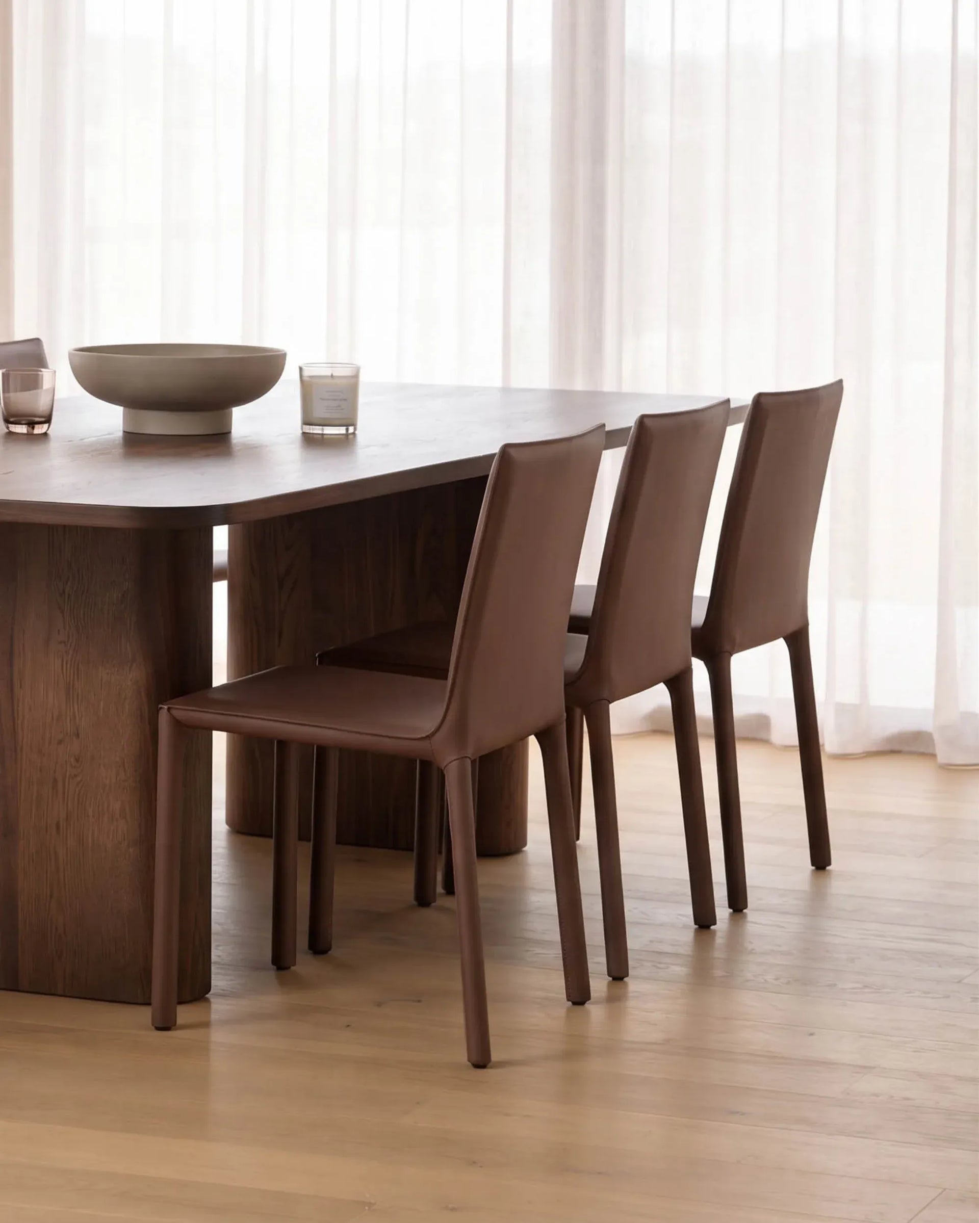 Gwen Dining Chair - Chocolate