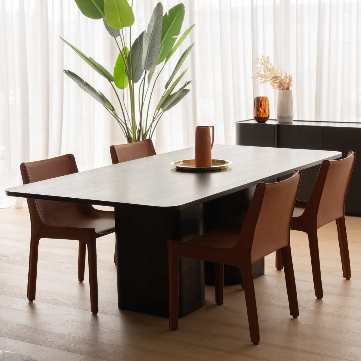 Buy Clayton Dining Table 220cm - Black by Ode Design online - RJ Living