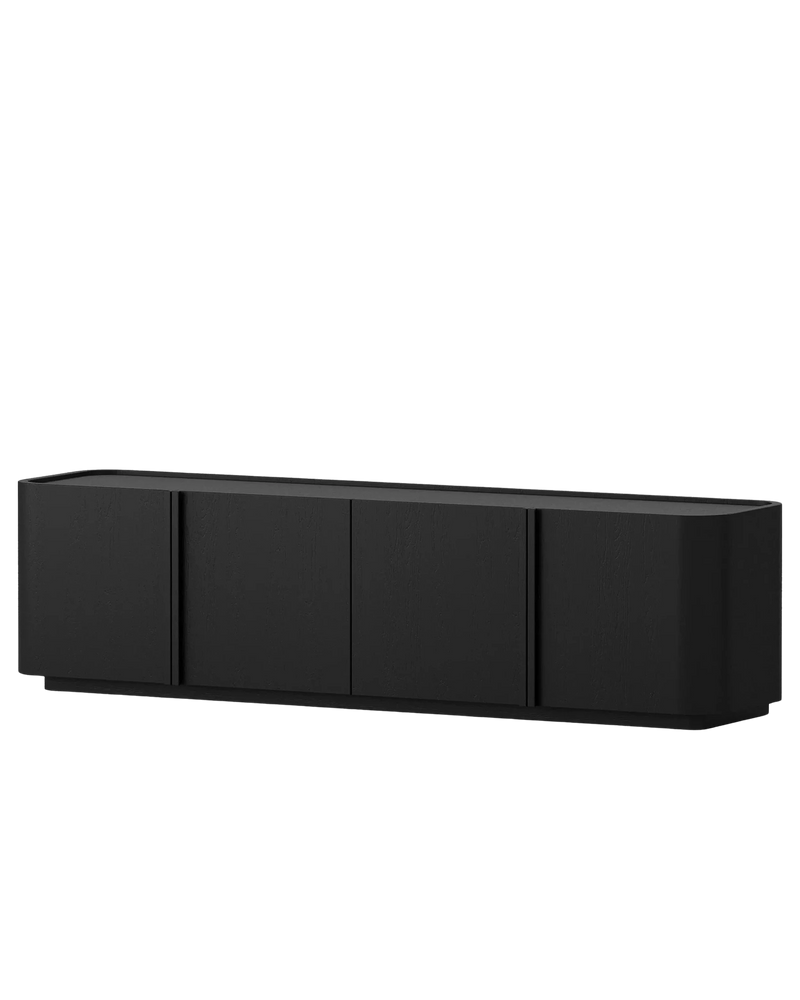 Clayton Entertainment Unit 180cm - Black