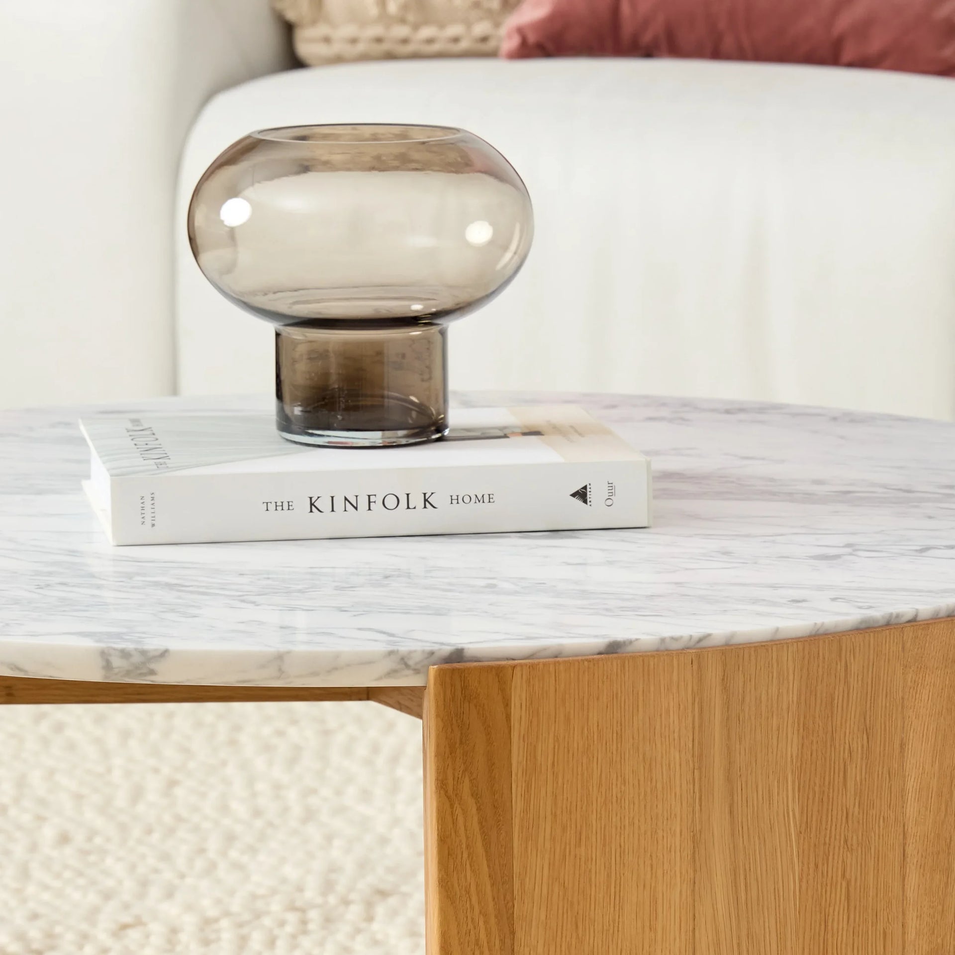 Orla Round Coffee Table 130cm - Oak