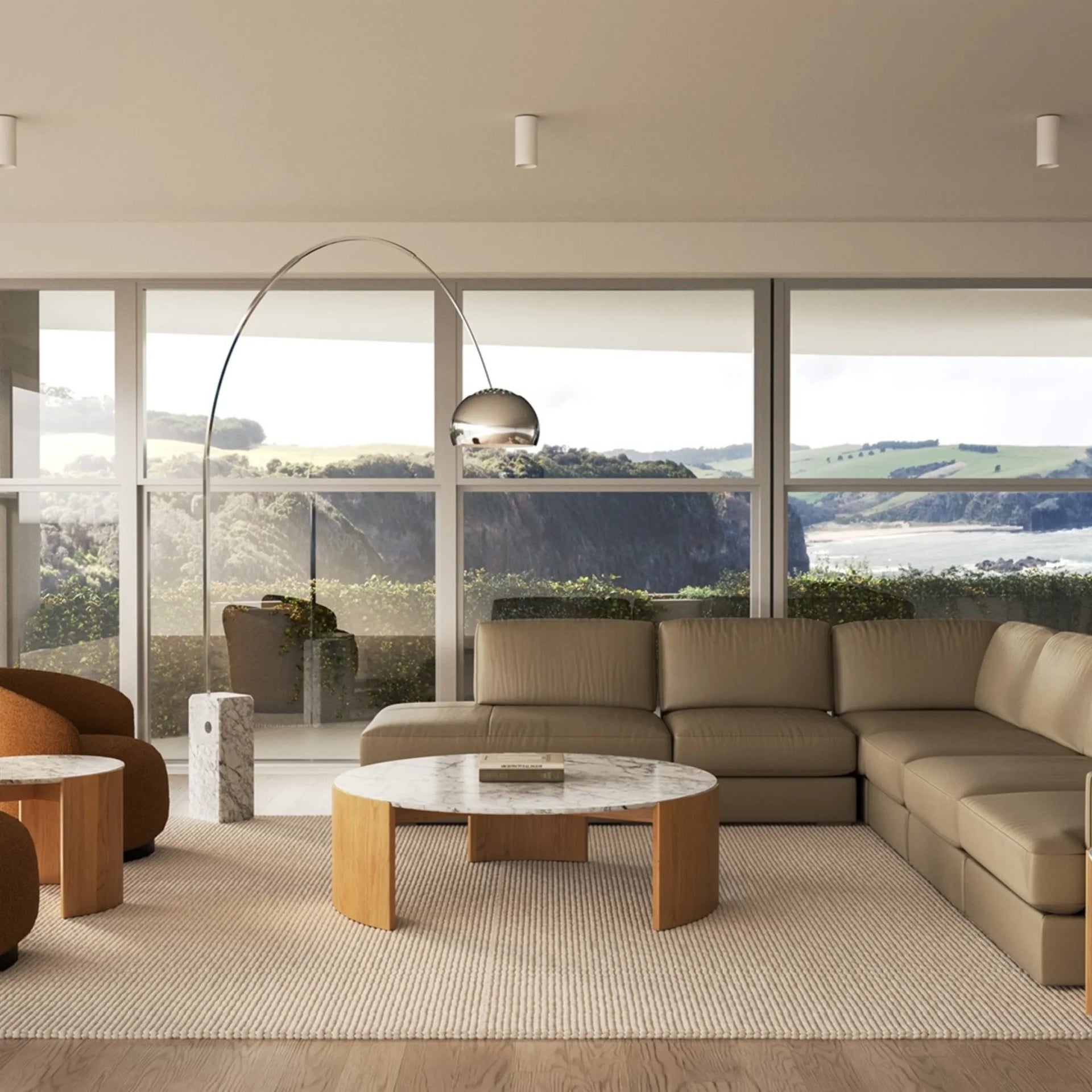 Orla Round Coffee Table 90cm - Oak