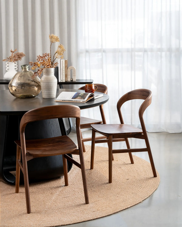 Tempo Dining Chair - Walnut