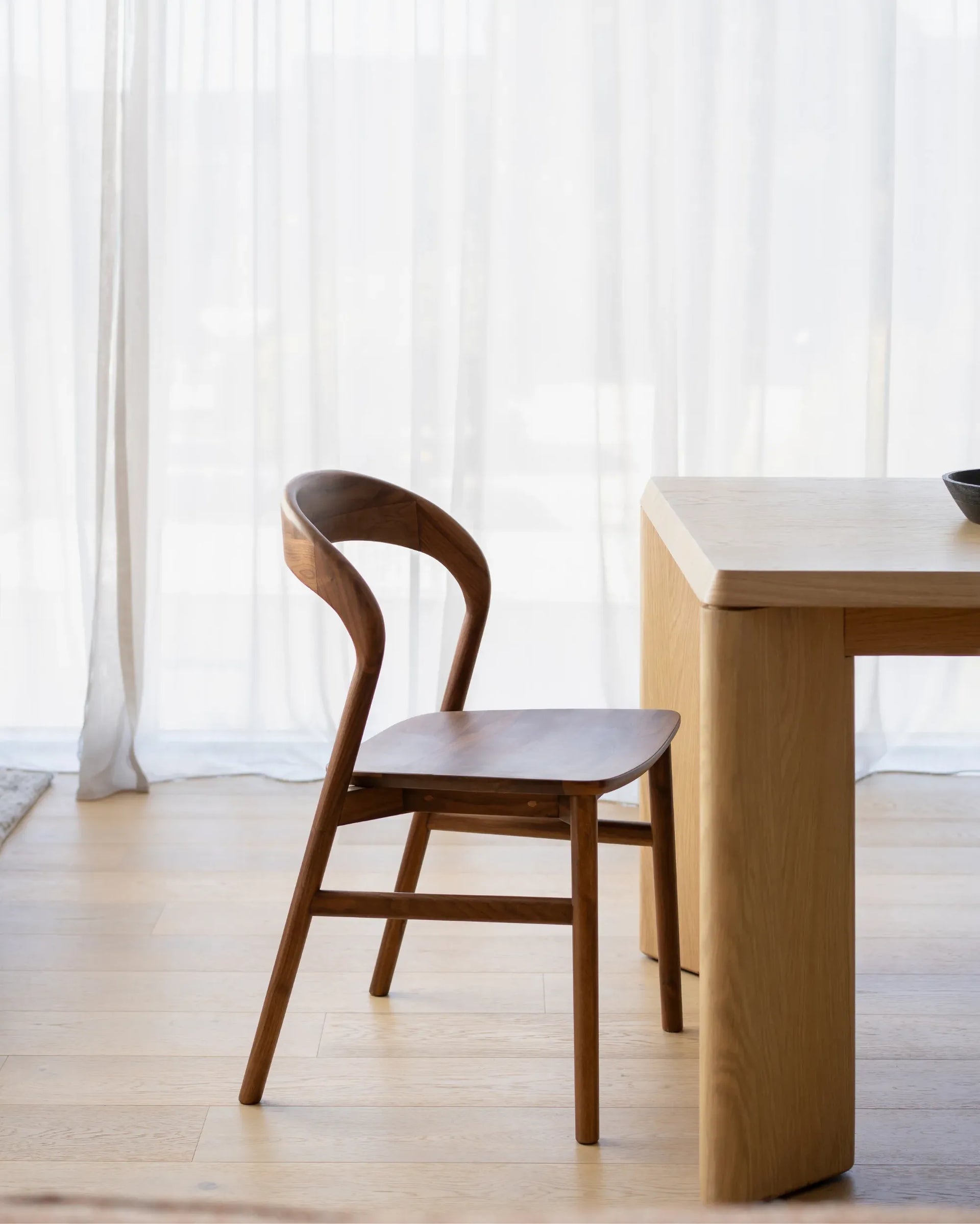 Tempo Dining Chair - Walnut