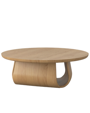 Sima Round Coffee Table - Oak
