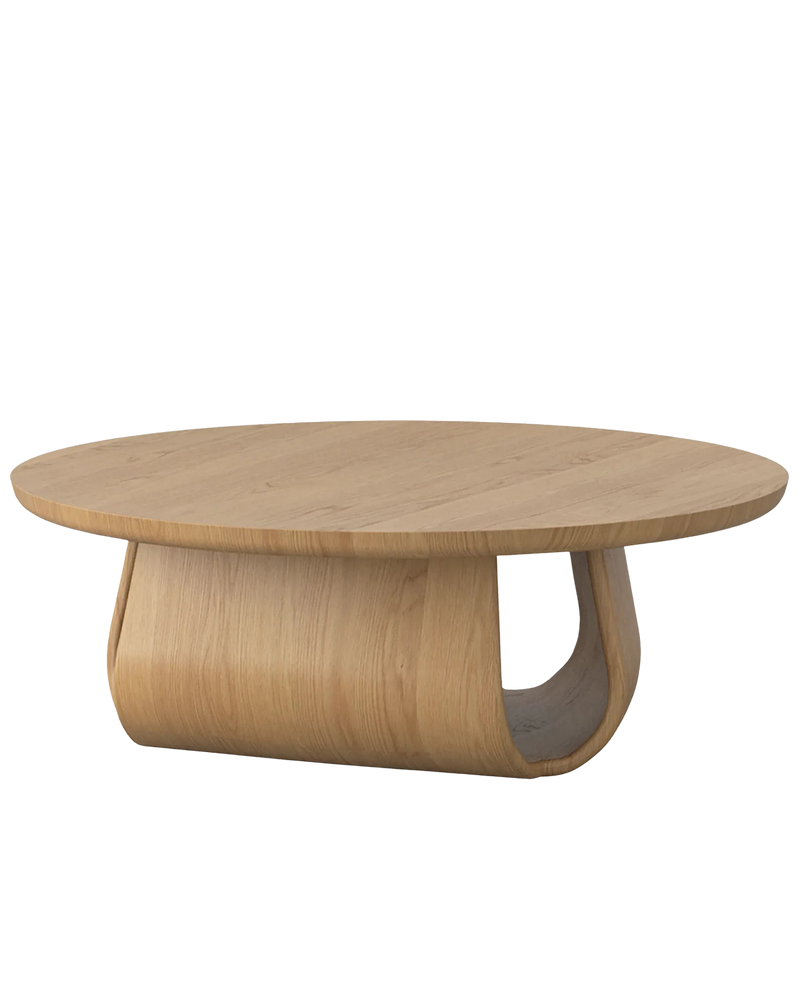 Sima Round Coffee Table - Oak