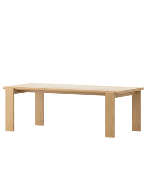 Stella Dining Table 220cm - Oak/Travertine