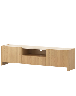 Stella Entertainment Unit 200cm - Oak/Travertine