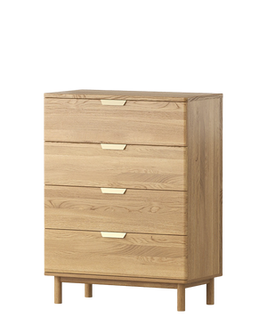 Jaya Four Drawer Chest - Oak