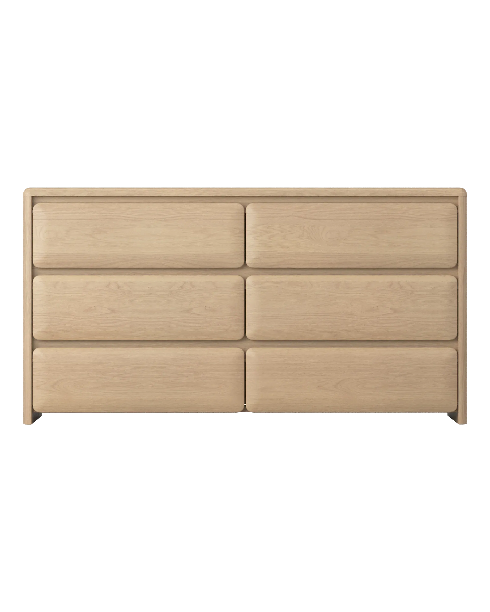 Juno 6 Drawer Chest - Oak Crema