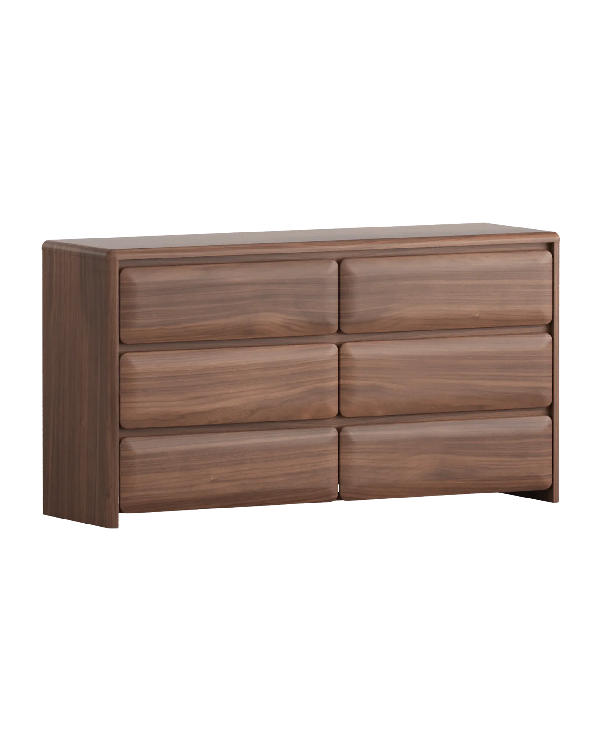 Juno 6 Drawer Chest - Walnut