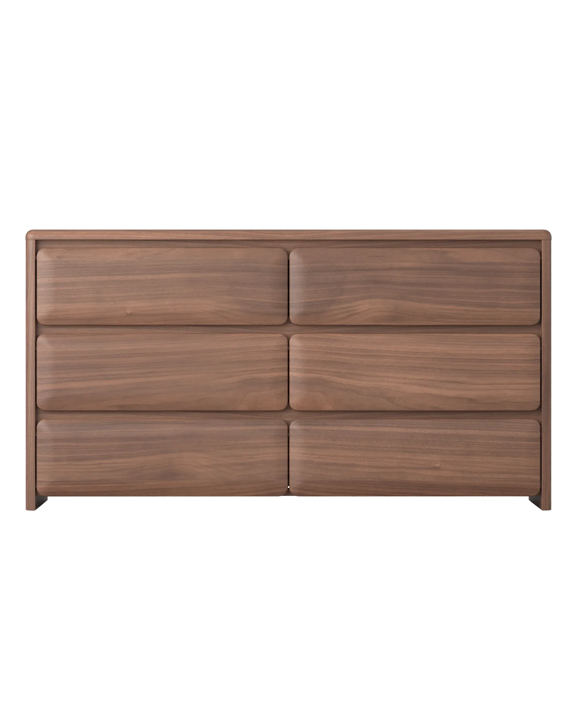 Juno 6 Drawer Chest - Walnut