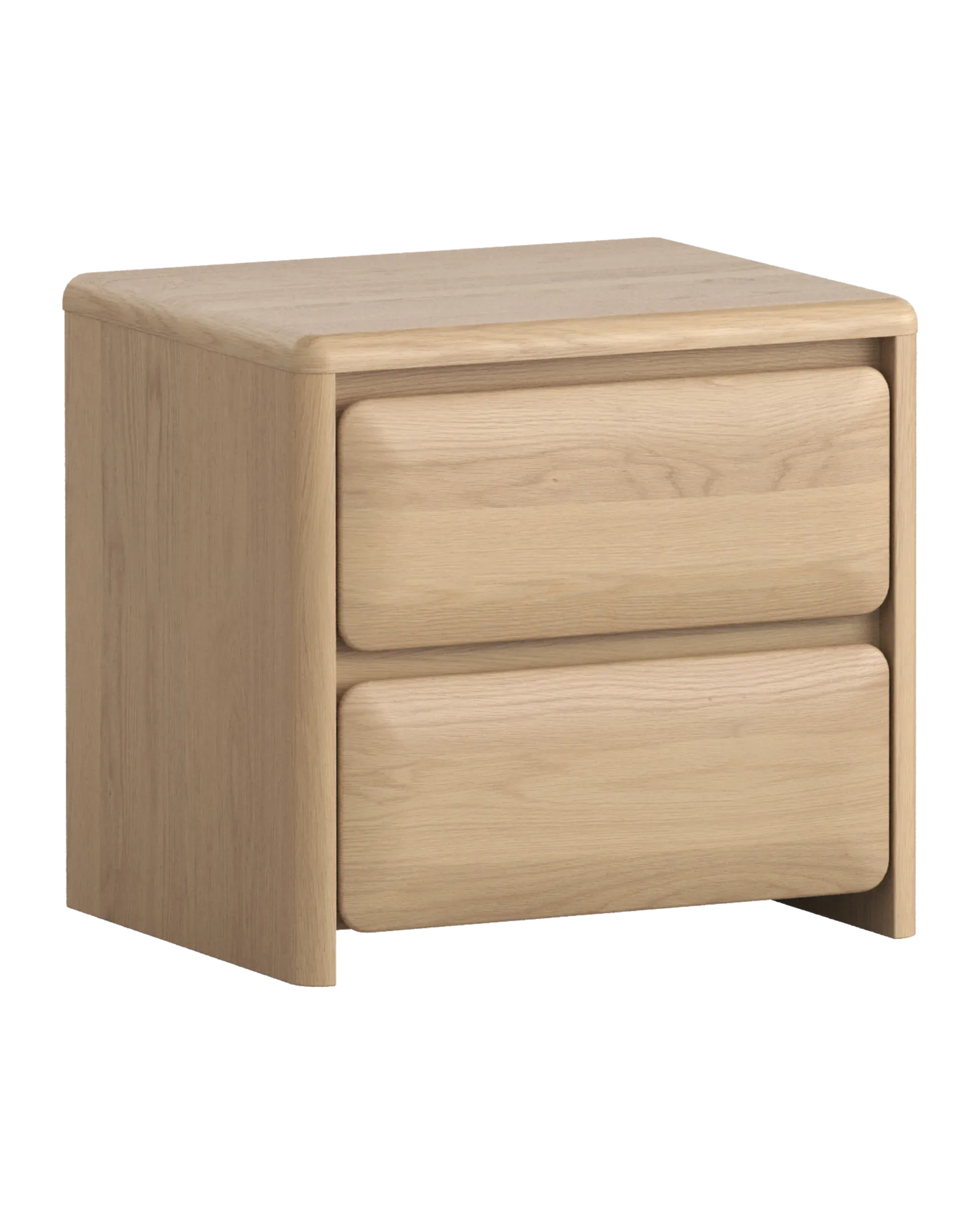 Juno Bedside Table - Oak Crema