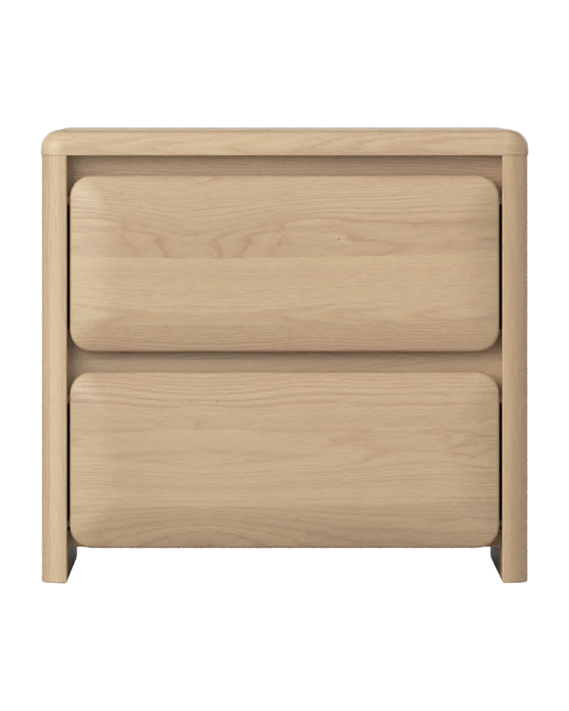 Juno Bedside Table - Oak Crema