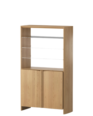 Lana Display Cabinet - Oak