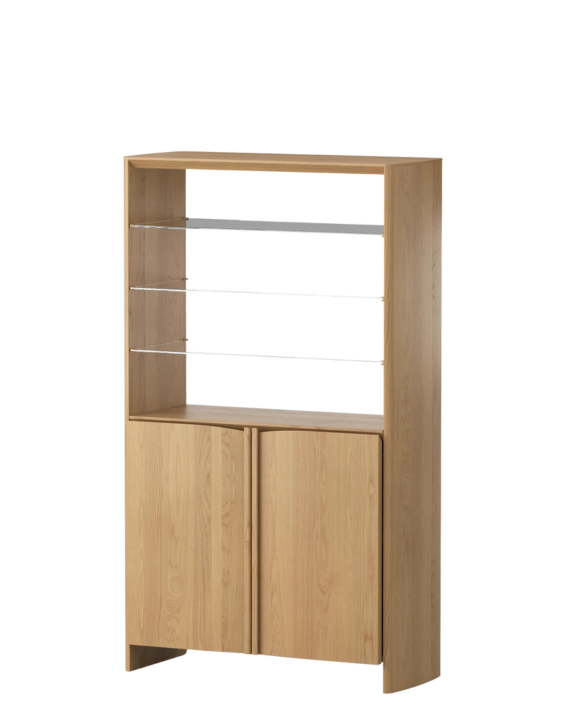 Lana Display Cabinet - Oak