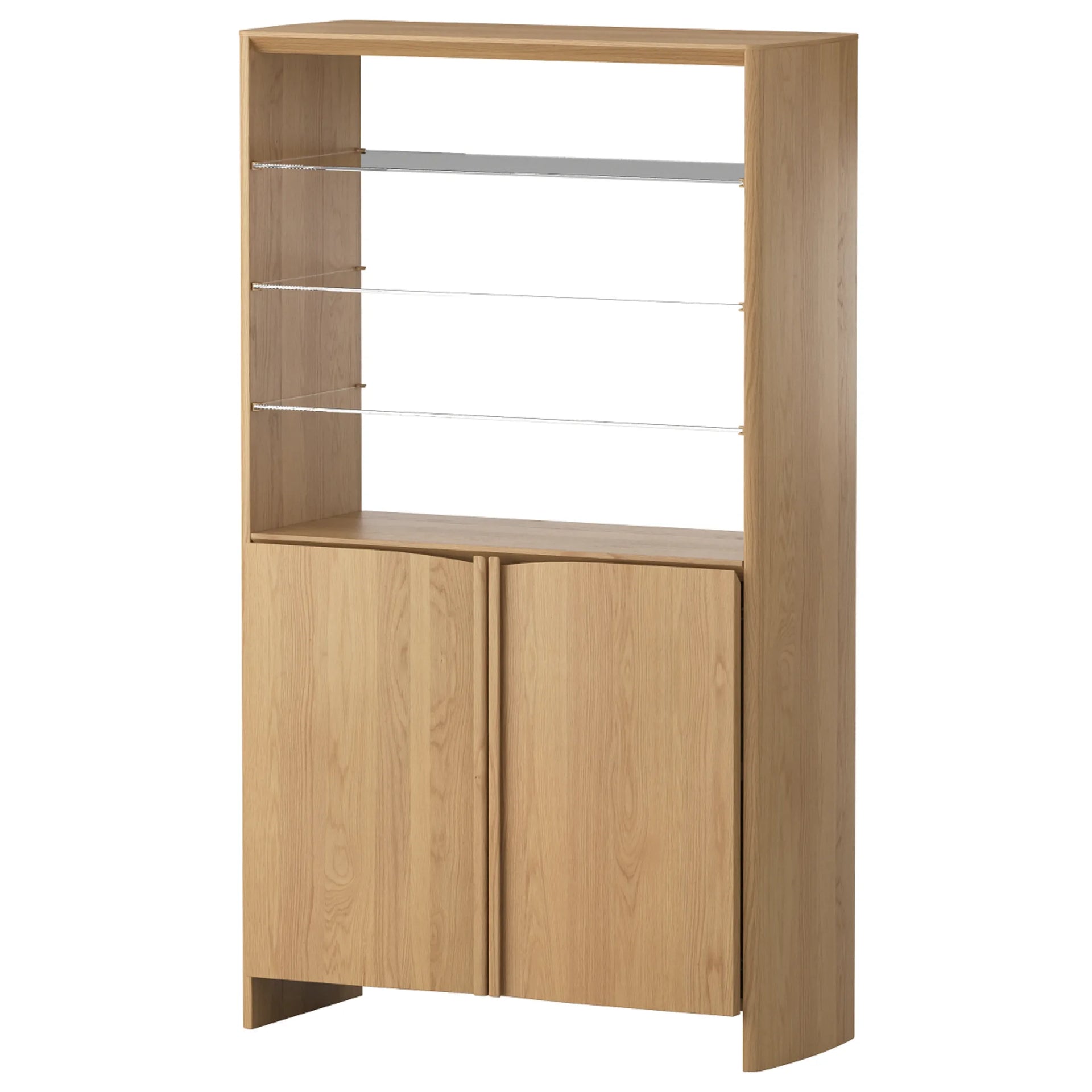 Lana Display Cabinet - Oak