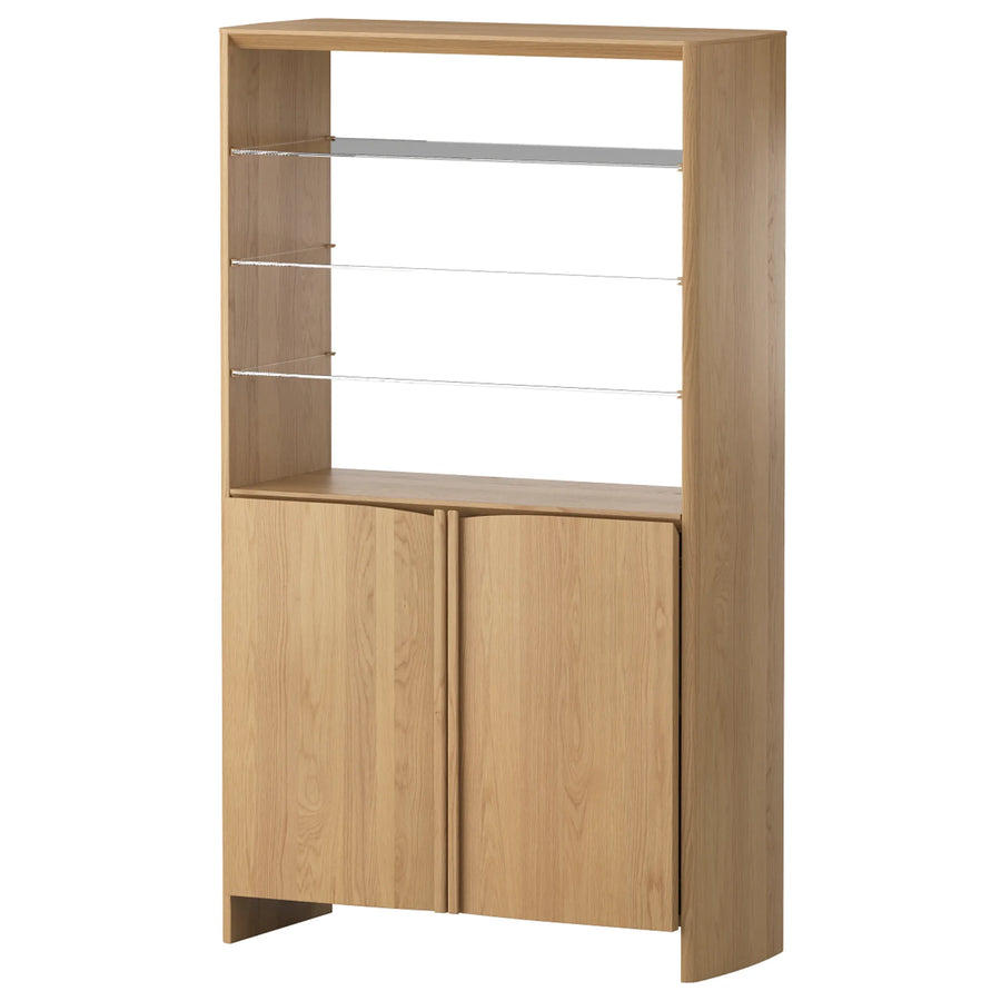 Lana Display Cabinet - Oak
