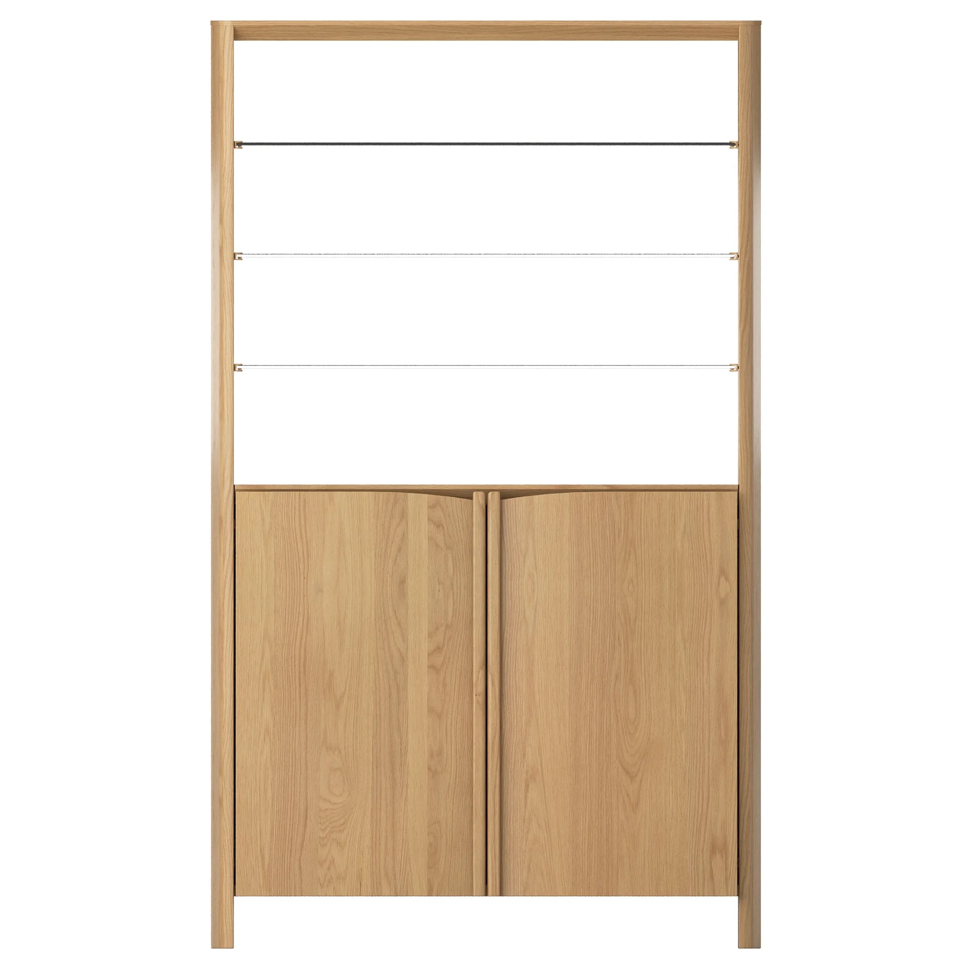 Lana Display Cabinet - Oak