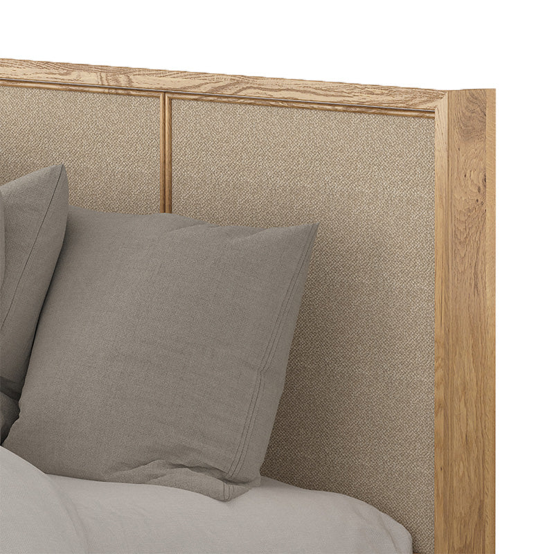 Peggy King Bed - Oak