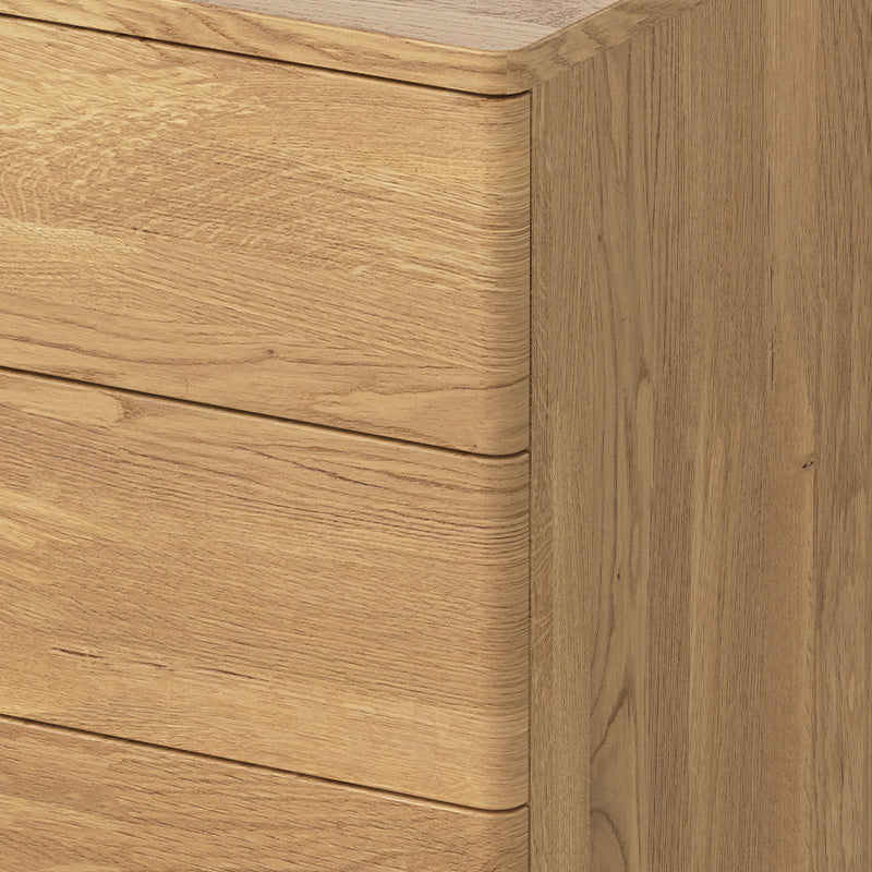 Jaya Six Drawer Chest - Oak