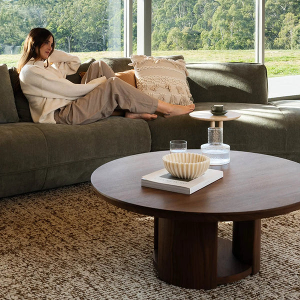 Otto Coffee Table 100cm - Walnut Natural