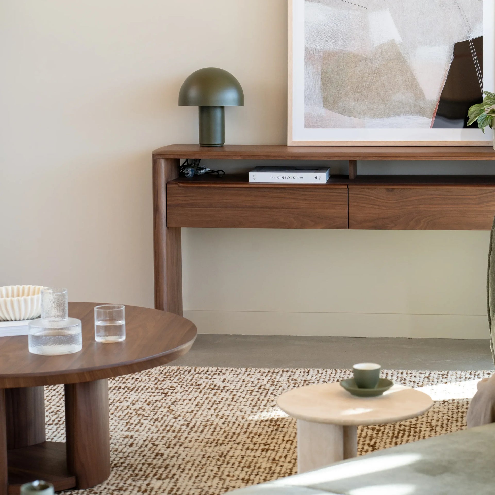 Otto Console Table 150cm - Walnut Natural